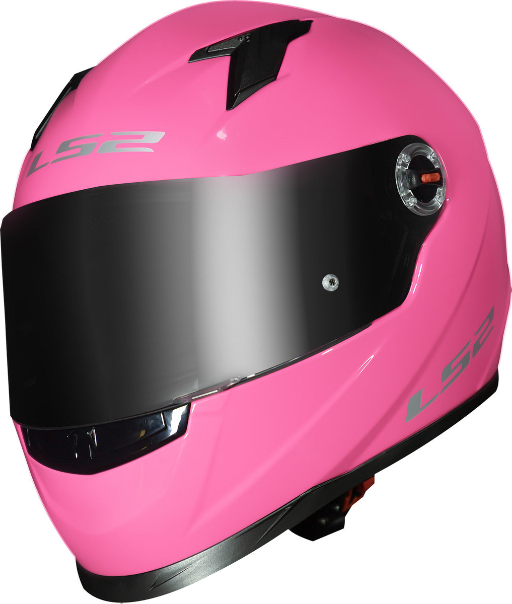 Capacete Fechado Ls2 Classic Ff358 Monocolor Pink Rosa