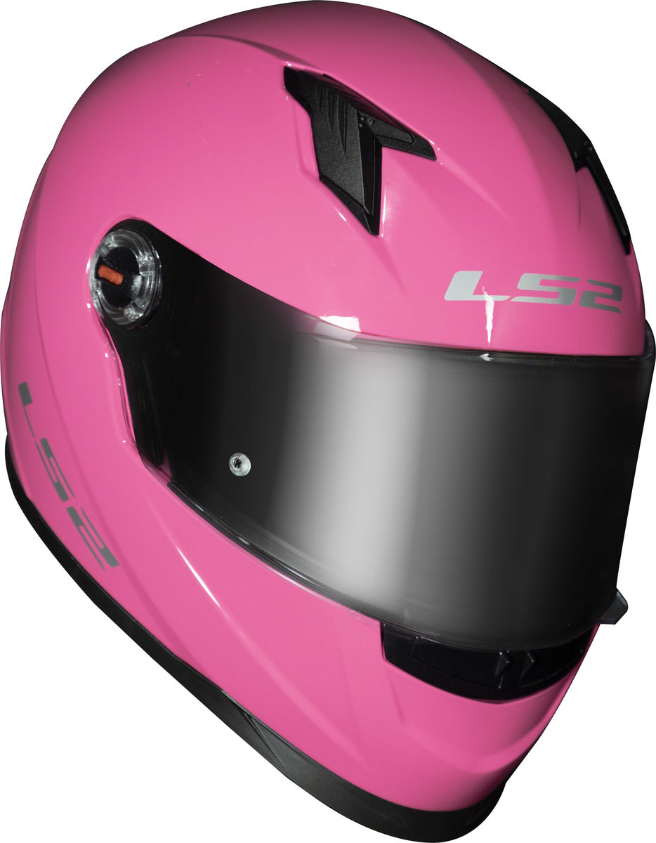 Capacete Fechado Ls2 Classic Ff358 Monocolor Pink Rosa