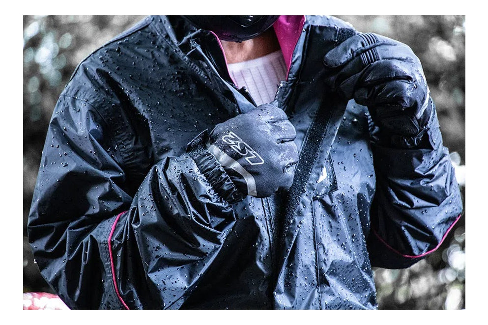 Capa De Chuva Ls2 Fluxus Evo Lady Preto Rosa Feminina