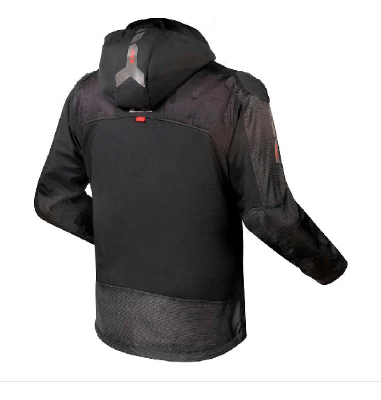 Jaqueta Ls2 Zirconium Preto Titanium Vermelho