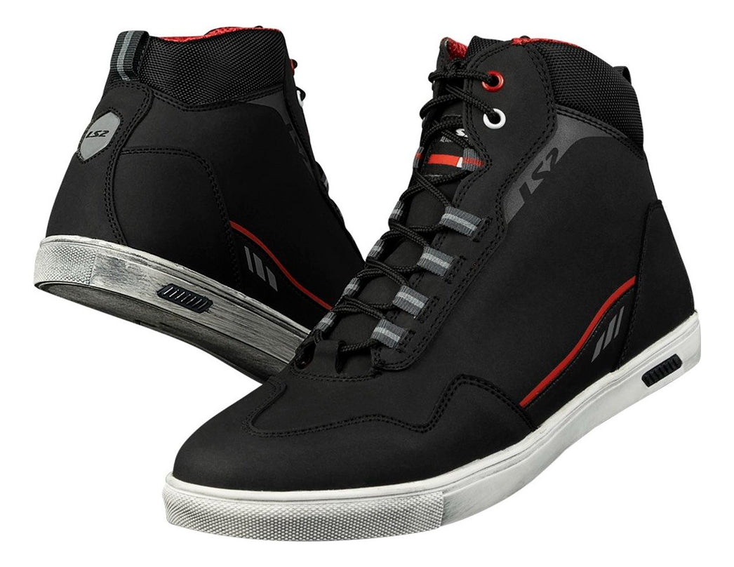 Bota Tênis Ls2 Zoe Preto / Vermelho