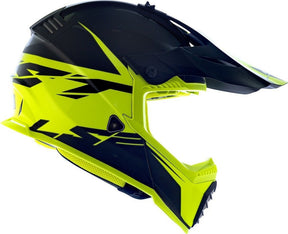 Capacete Ls2 Mx437 Fast Roar Amarelo Fosco Mx Cross Trilha