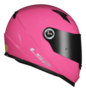 Capacete Fechado Ls2 Classic Ff358 Monocolor Pink Rosa
