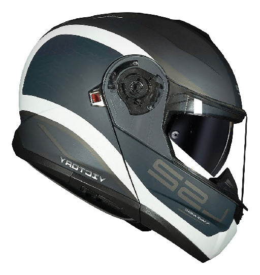Capacete Ls2 Ff908 Strobe Ii Victory Cinza Fosco Azul