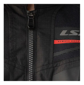 Jaqueta Ls2 Garda Masculina Motociclista Preto Vermelho