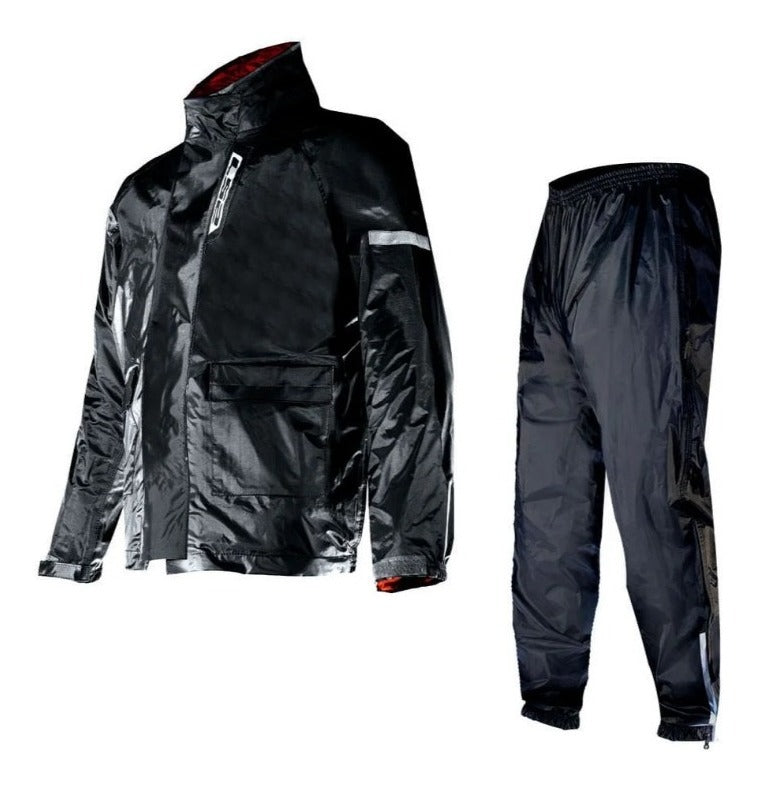 Capa De Chuva Ls2 Fluxus Evo Preto/vermelho