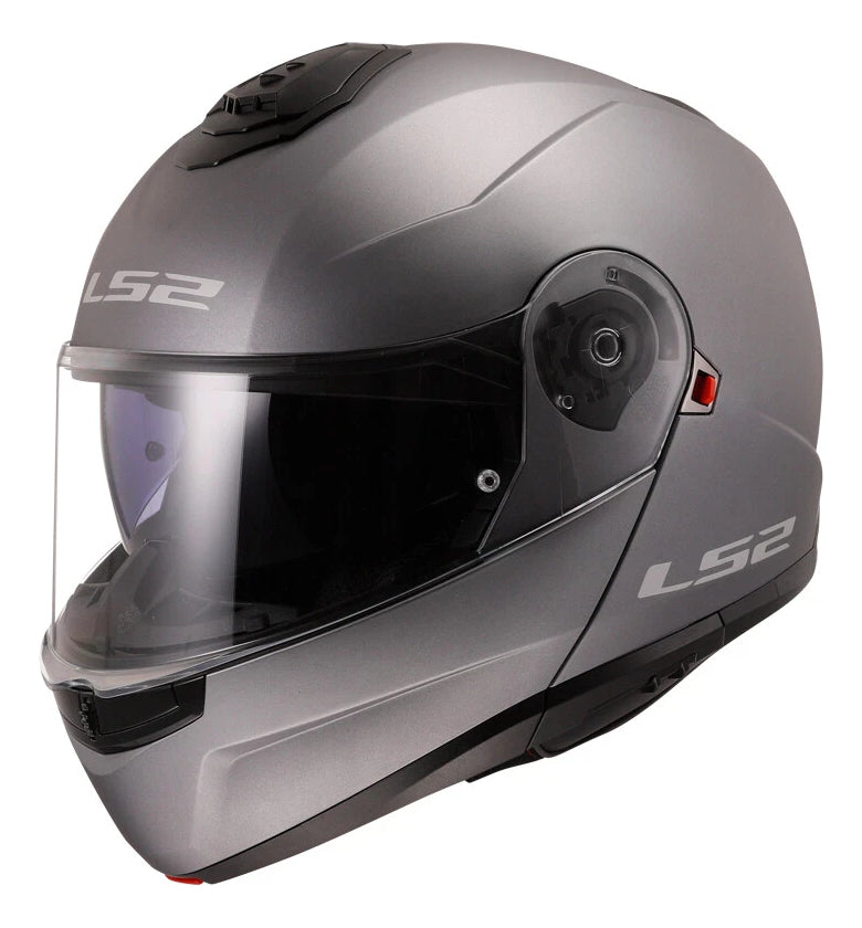 Capacete Ls2 Ff908 Strobe Ii Solid Titanium Fosco Exclusivo
