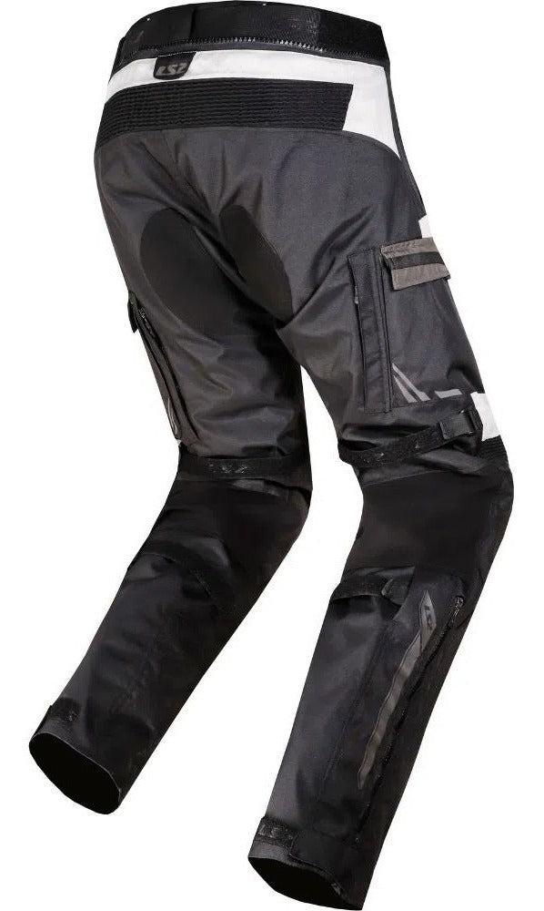 Calça Para Moto Ls2 Norway Preto E Cinza Impermeável