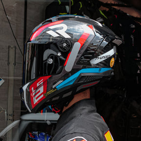 Capacete Para Pista Ls2 Ff805 Thunder C Supra Azul/vermelho