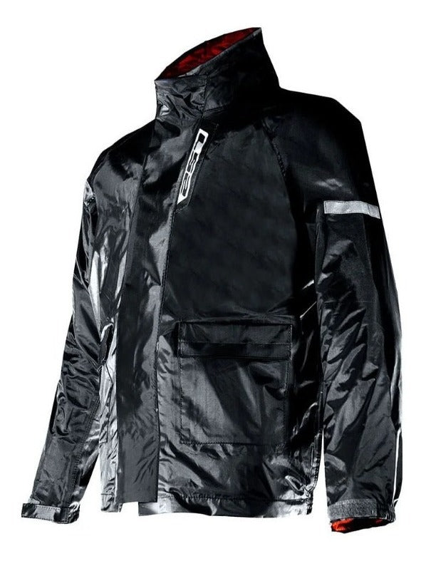 Capa De Chuva Ls2 Fluxus Evo Preto/vermelho