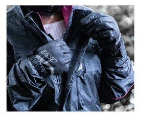 Capa De Chuva Ls2 Fluxus Evo Lady Preto Rosa Feminina