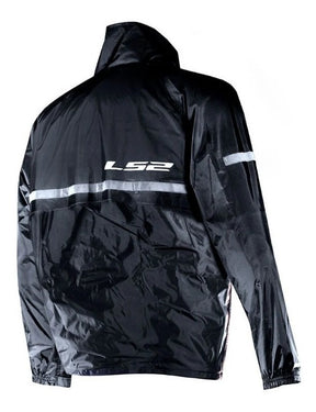 Capa De Chuva Ls2 Fluxus Evo Preto/vermelho