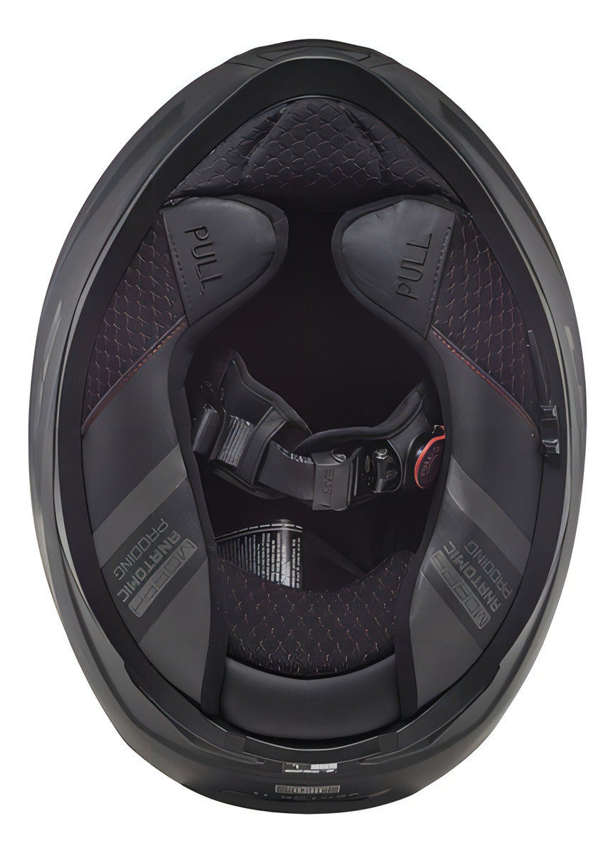 Capacete Ls2 Vector Ii Ff811 Preto Fosco Tricomposto Moto Desenho Monocolor Tamanho do capacete 62