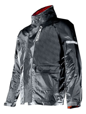 Capa De Chuva Ls2 Fluxus Evo Cinza Vermelho