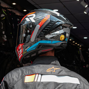 Capacete Para Pista Ls2 Ff805 Thunder C Supra Azul/vermelho