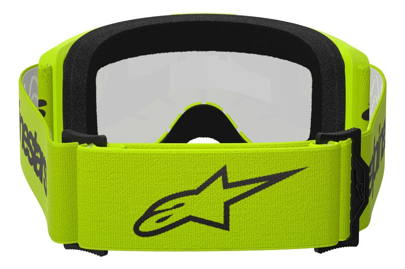 Óculos Cross Alpinestars Vision 3 Wordmark Amarelo Espelhado