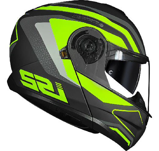 Capacete Ls2 Ff908 Strobe Ii Phantom Titanium Amarelo