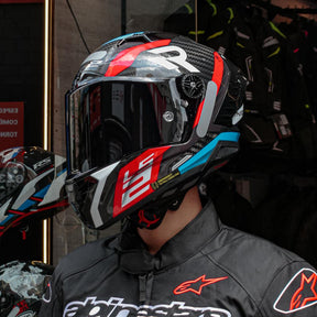 Capacete Para Pista Ls2 Ff805 Thunder C Supra Azul/vermelho