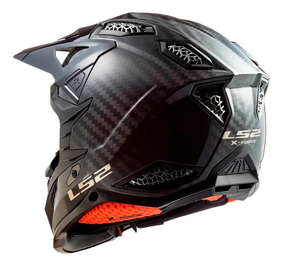 Capacete Ls2 Mx703 X-force C Solid Carbon