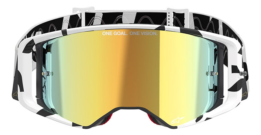 Antióculos para motocicletas Alpinestars — Lente de óculos Supertech Corp Wh Gl Mi G Frame | Wh Gl Mi G Tamanho único para todos