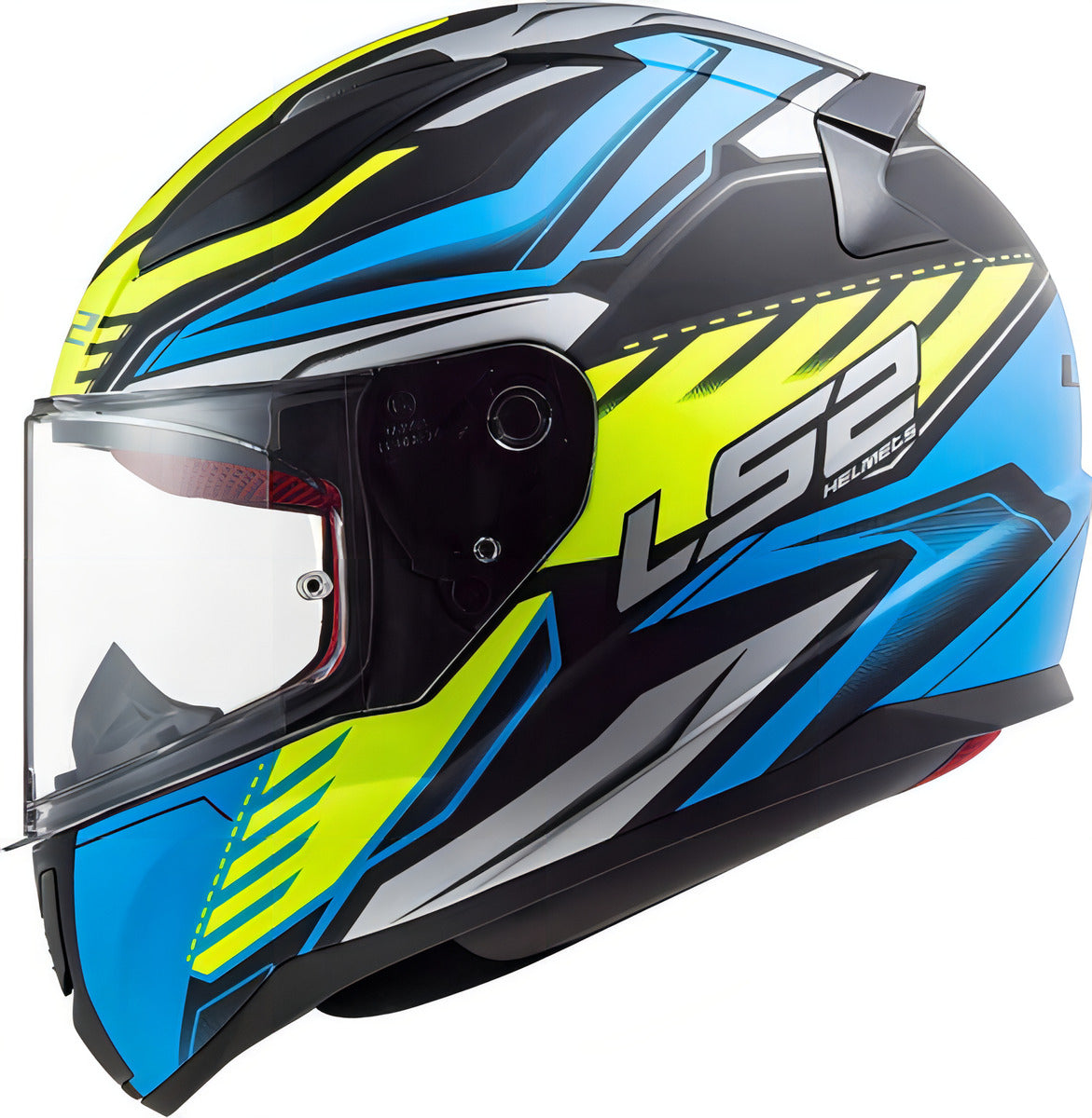 Capacete Ls2 Ff353 Rapid Infinity Preto Para Moto Tam 58 Cor Azul Preto - Gale