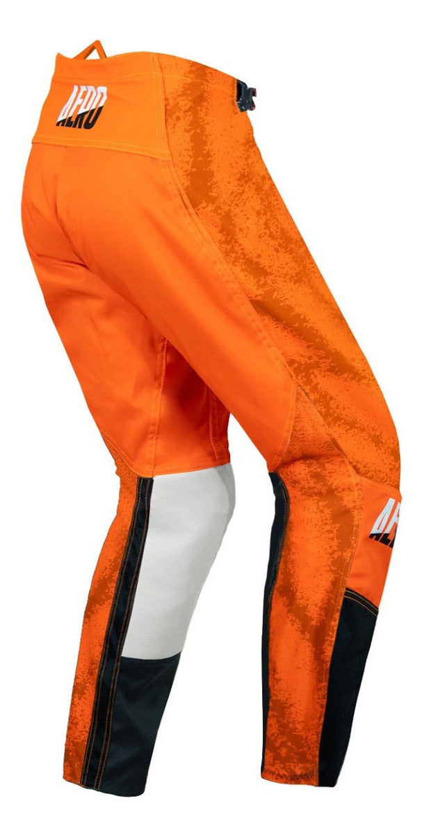 Calça Motocross Cross Asw Podium Piece Laranja Off Road