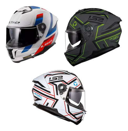 Capacete Ls2 Stream Ii Ff808 Maze Grey/black